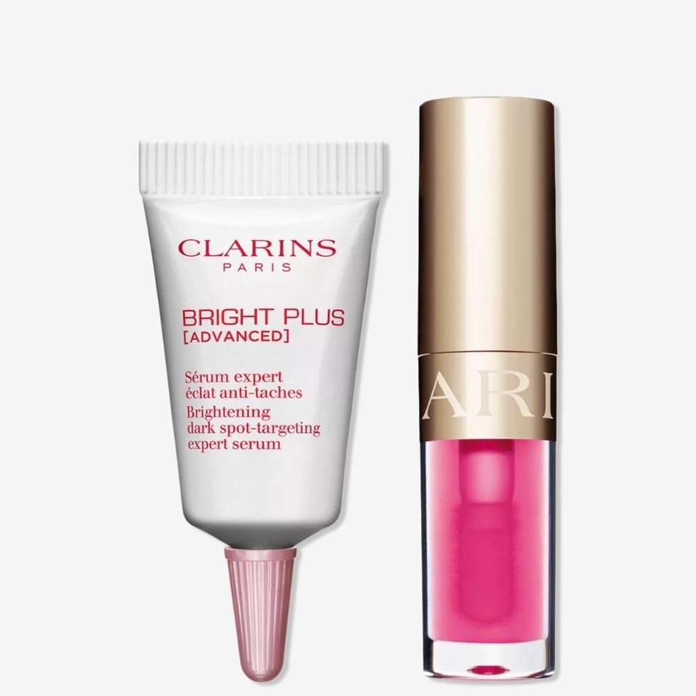 Clarins Lip Oil #4 & Bright Eyes Advance both brand new and sealed